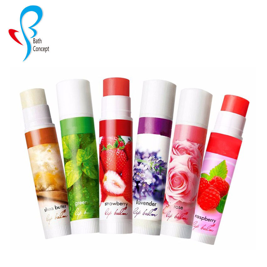 Lip Balm Custom Labels Fruit Flavor Organic Lip Balm for Sales